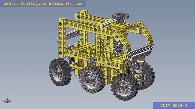 Virtual Lego® Technic Models - vLTm 8034-3 - Motion Details смотреть онлайн