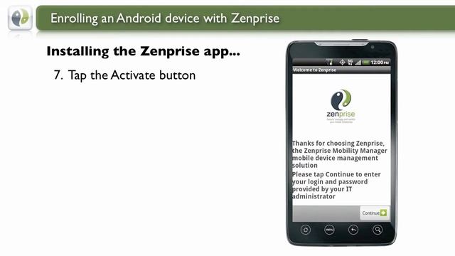 Android Device Enrollment with Zenprise смотреть онлайн