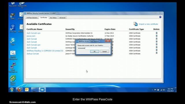 HowTo Import Certificates to WWPass PassKey смотреть онлайн