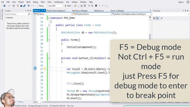 #10 Entity Framework C# | Windows form | تسجيل الدخول | اضافة مستخدم جديد смотреть онлайн