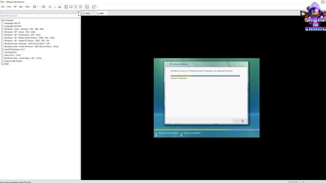 Windows Vista - Home Basic - SP1 - 32 bit - installieren / install - in VMware смотреть онлайн