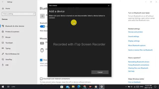 How to on Bluetooth | Connect to a Device | Windows 10 | Lion Tech Guide смотреть онлайн