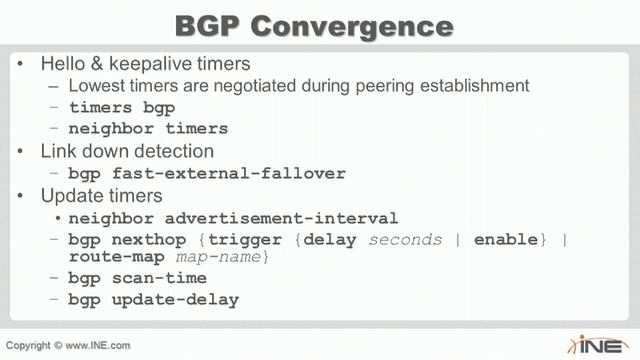 103 - BGP Filtering, BGP Convergence Timers, BGP Default Routing, Miscellaneous BGP Features смотреть онлайн