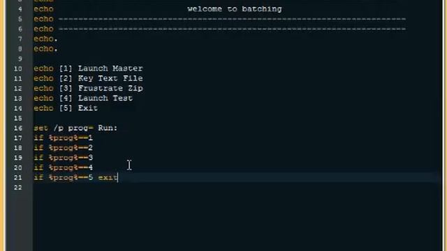 Batch Scripting Tutorial 3 - Creating a simple menu смотреть онлайн