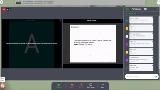 MTC 2020 Workshop Math Jeopardy смотреть онлайн