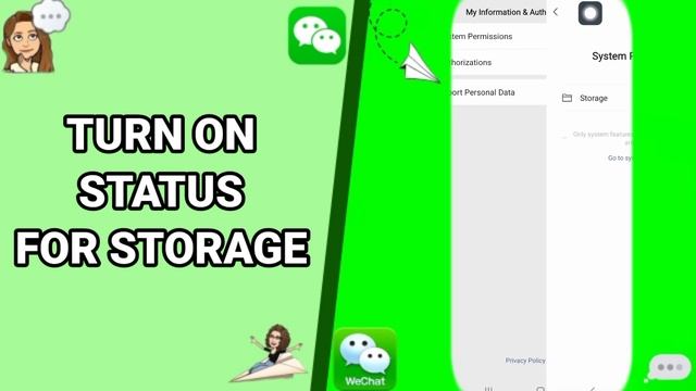 How To Turn On Status For Storage On WeChat App смотреть онлайн