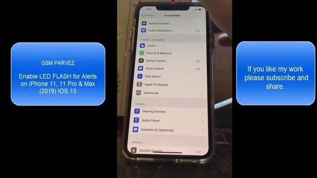 How to Enable LED FLASH for Alerts on iPhone 11, 11 Pro & Max (2019) IOS 13 смотреть онлайн