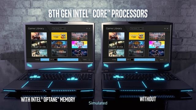 Intel Optane Memory with Gaming laptop смотреть онлайн
