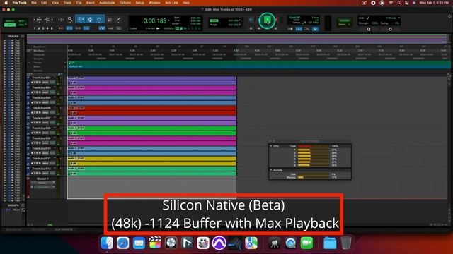 M2 Mac Mini Pro - Protools Maxed Session with Playback and Record Examples смотреть онлайн