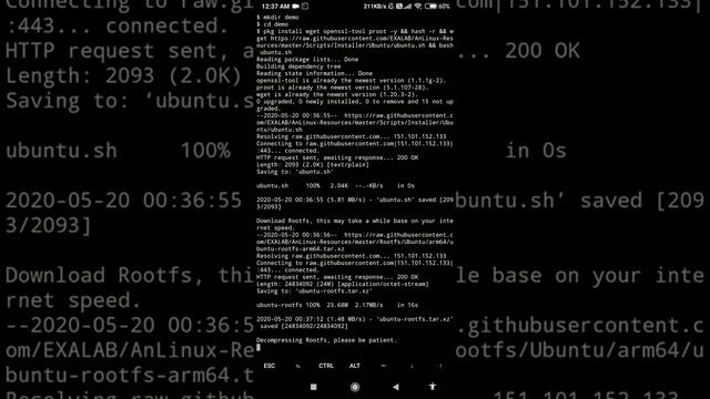 Get linux on Android mobile in 2 minutes смотреть онлайн