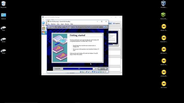 Win 95 & DOS 7.1 on Win 10 VBox смотреть онлайн