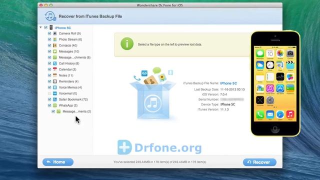 [iPhone 5C Recovery: Mac] How to Retrieve iPhone 5C WhatsApp attachment from iTunes Backup on Mac смотреть онлайн