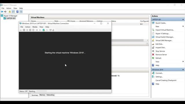 Install Windows 2019 as a trial on Hyper-V смотреть онлайн