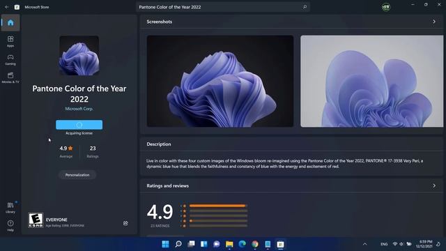 New Windows 11 theme Pantone Color of the Year 2022 | Download смотреть онлайн
