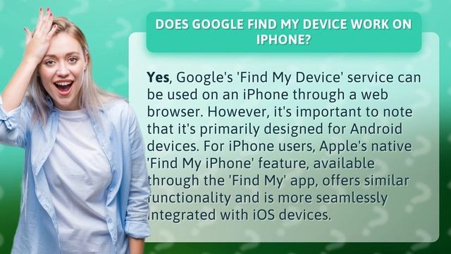 Does Google find my device work on iPhone? смотреть онлайн