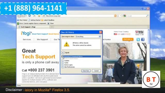 Delete History In Mozilla Firefox In Windows 10 / 8 / 7 / XP смотреть онлайн