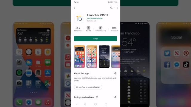 BEST iOS 13 LAUNCHER FOR ANDROID | INSTALL iOS 13 ON ANDROID | #Chamara #Academy смотреть онлайн