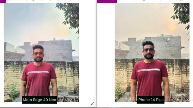 Moto Edge 40 Neo Vs iPhone 14 Plus Camera Comparison | Shocking Results | Moto ने कमाल कर दिया смотреть онлайн