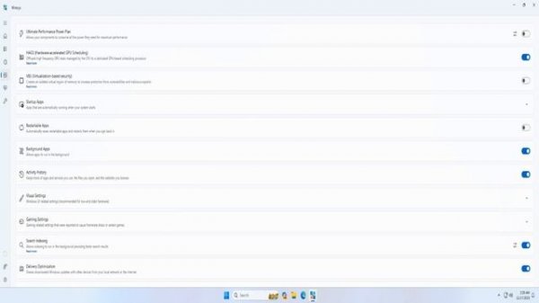 Optimize Windows 11 Using Wintoys App