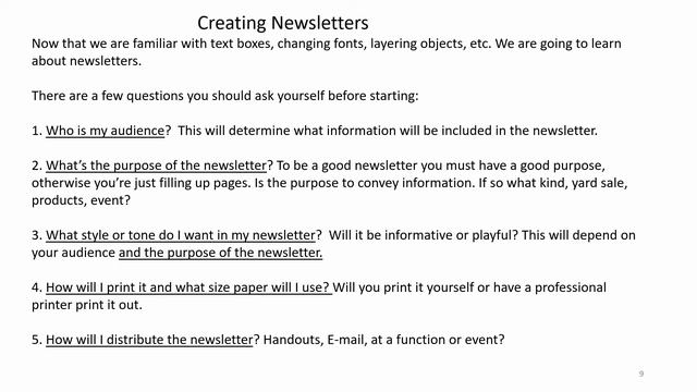 Microsoft Publisher Creating Newsletters Part 5 of 6 Parts смотреть онлайн