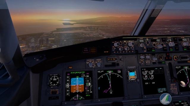 Amazing Evening Approach in Xplane Mobile смотреть онлайн