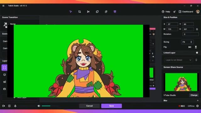 【 Tutorial 】How to add your Vtuber Model to Your Twitch Studio Scene смотреть онлайн