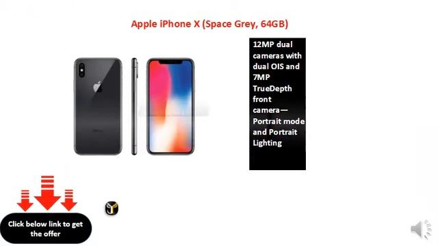 Apple iPhone X (Space Grey, 64GB) смотреть онлайн