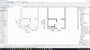Двери в Архикаде. Установка дверей и проемов. Как настроить отображение стен на плане и в разрезе