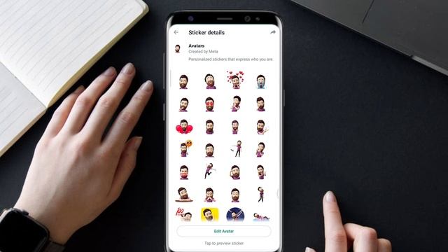 How To Get/Use Avatar Stickers On Whatsapp | Whatsapp Par Avatar Sticker Kaise Use Karen