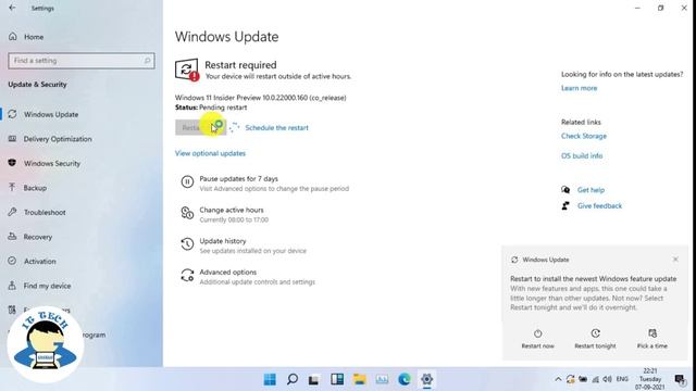 Windows 11 Upgrade from Windows 10/11 (Update) | Windows 11 Build 21996.1 To Build 22000.160 смотреть онлайн