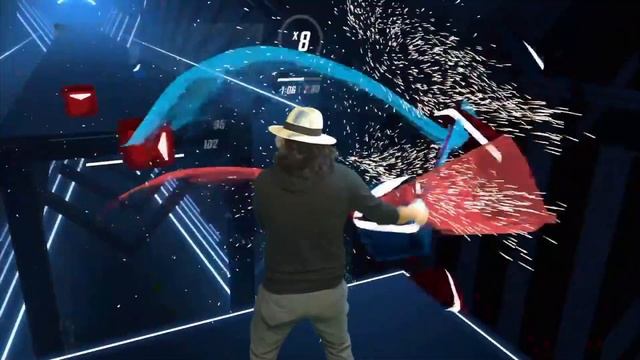 Beat Saber - Unlimited Power | Expert | Oculus Quest 2 | Mixed Reality Capture смотреть онлайн