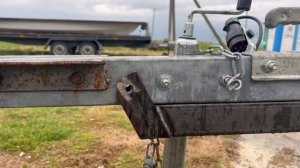 Удлиняем дышло прицепа для удобства слипования.