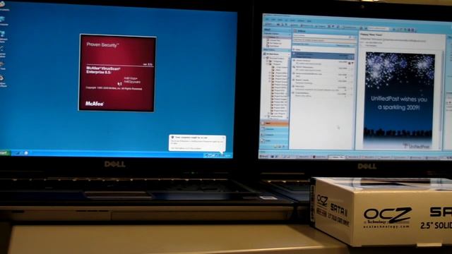 [M] SSD vs HDD - OCZ Vertex in Dell D630, Windows XP Startup смотреть онлайн