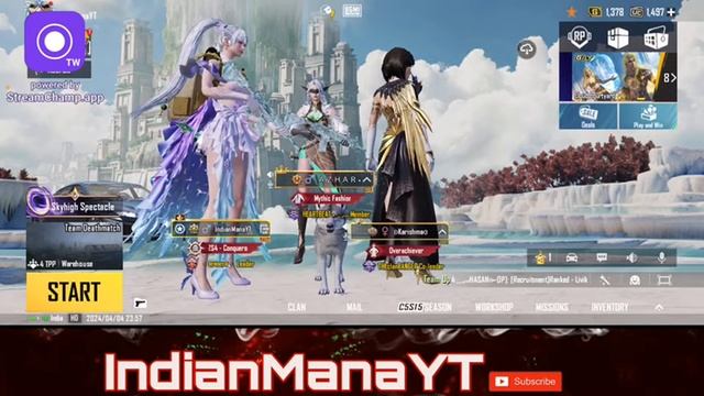 BGMI RUSH GAMEPLAY | IndianManaYT IS LIVE🔴 #marathiyoutuber смотреть онлайн