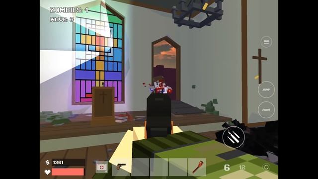 Pixel Combat: Zombies Strike - Gameplay Walkthrough Part 5 - Church Survival (Android Games) смотреть онлайн