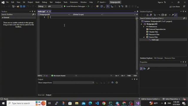 كيفية إنشاء مشروع جديد ++C في برنامج Visual studio смотреть онлайн