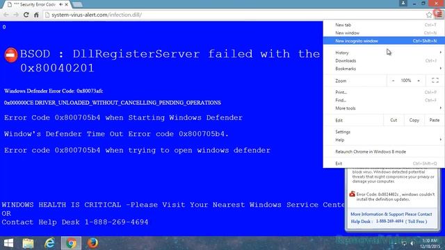 Remove system-virus-alert.com Pop-up Ads (Removal Guide) смотреть онлайн