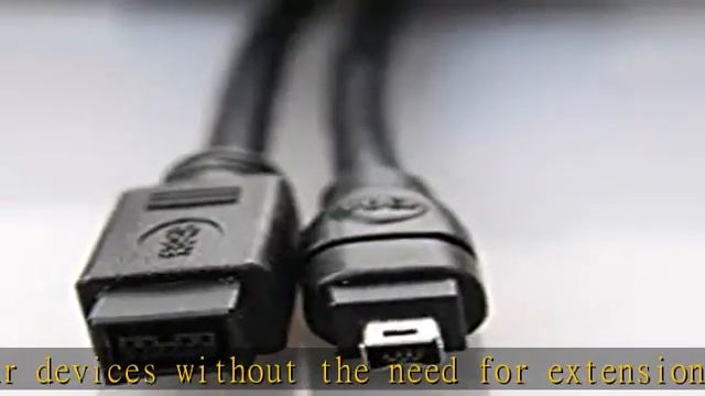 Bizlander Firewire High Speed Premium DV to Firewire Cable 800 1394B 800-400 IEEE 9 Pin Male to 4 P смотреть онлайн