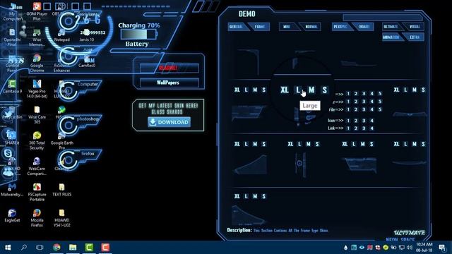 Jarvis Iron Man for Windows 7/8/8.2/10 смотреть онлайн
