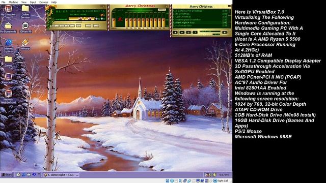 Silent Night + F.O.S By Graff (Win98SE, VirtualBox) смотреть онлайн
