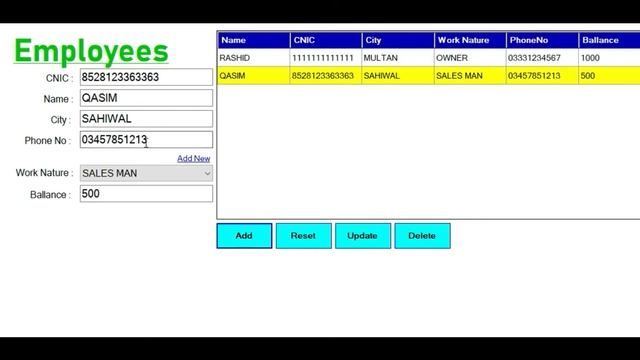 Add, Update, Delete Employees in Window Form смотреть онлайн