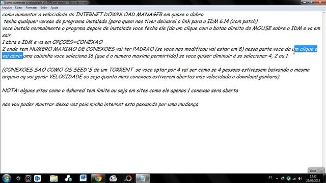 Como Dobrar a Velocidade do IDM SEM PROGRAMA смотреть онлайн