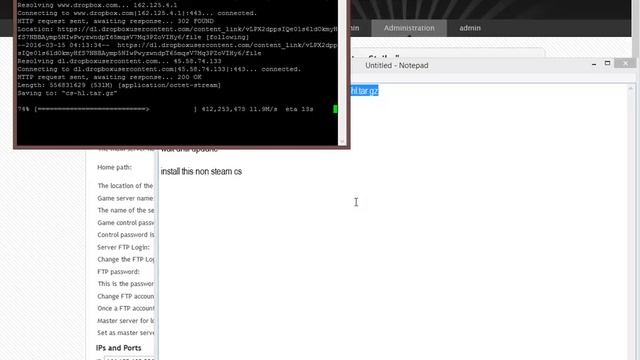 How To Create NON Steam CS 1 6 Server ON OPEN GAME PANEL смотреть онлайн