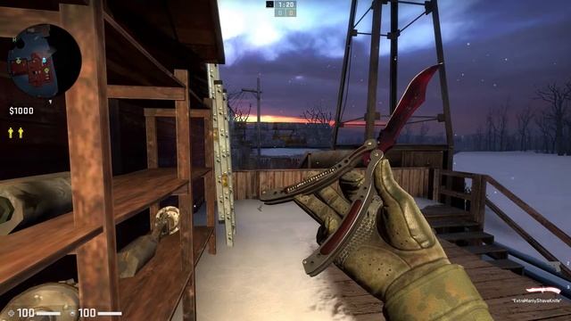 CS:GO Butterfly Knife Animation | Doppler Phase 2 #49 float смотреть онлайн