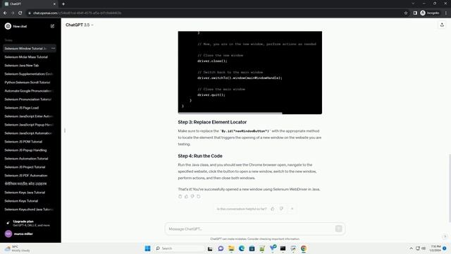 selenium open new window java смотреть онлайн