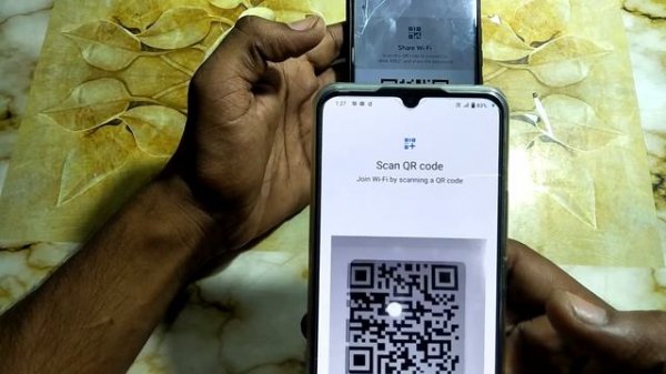 how to connect wifi QR code vivo phone