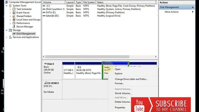 How to delete a Shrinked Hard Drive Volume in Windows смотреть онлайн