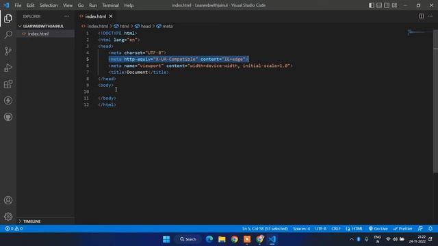 how to install visual studio code on windows 10 & 11 | Basic HTML Tutorial for Beginners смотреть онлайн