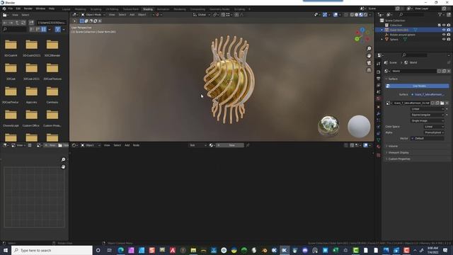 How to Create Abstract Glass in Blender with Gradient Coloring смотреть онлайн
