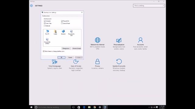 How to Show/Hide Desktop icons on windows 10 смотреть онлайн